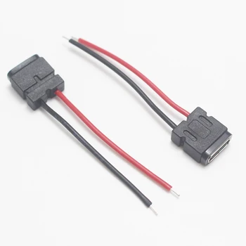 1-10 шт. Водонепроницаемый разъем USB 3.1 Type-c, 2 сварочных провода, разъем для быстрой зарядки, порт длиной 67 мм