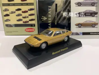 1/64 Гоночная коллекция KYOSHO Maserati Khamsin LM F1, модели игрушек для украшения автомобилей из литого под давлением сплава