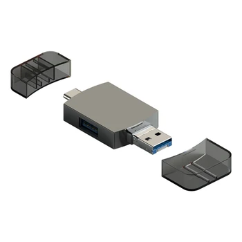 1 шт. Многофункциональный кард-ридер, адаптер USB3.0, портативный кард-ридер, универсальный для мобильного телефона, компьютера