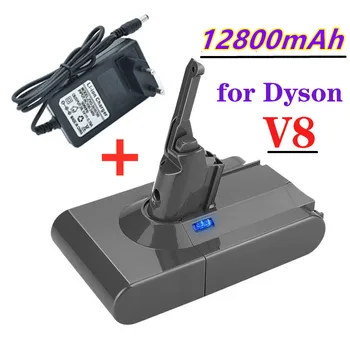 100% Оригинальный Аккумулятор DysonV8 12800 мАч 21,6 В для Литий-ионного Пылесоса Dyson V8 Absolute/Fluffy/Animal аккумуляторная Батарея