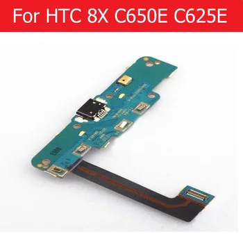 100% Подлинный USB-разъем PCB Гибкий кабель для HTC Windows phone 8X C650E C625E USB дата зарядное устройство порт Гибкий с разъемом плата порта