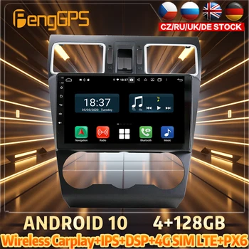 128 Г Android10 PX6 DSP Для SUBARU Forester 2015 Автомобильный DVD GPS Навигация Авто Радио Стерео Видео Многофункциональное Головное Устройство CarPlay