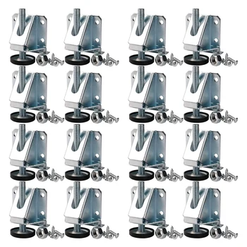 16-кратные Выравнивающие Ножки Сверхмощные Мебельные выравниватели Регулируемый Выравниватель ножек стола Со стопорными гайками