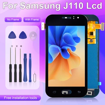 1ШТ Для Samsung Galaxy J110 ЖК-Дисплей J1 Ace С Сенсорной Панелью Дигитайзер Экрана J110F J111 В Сборе С Инструментами