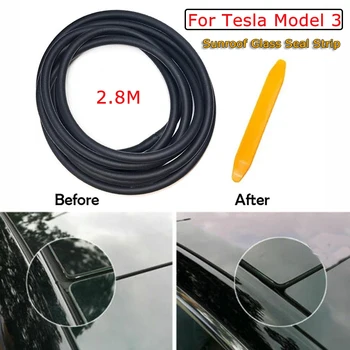 2,8 М Уплотнительная прокладка стекла люка автомобиля для шумоподавления для Tesla Model 3