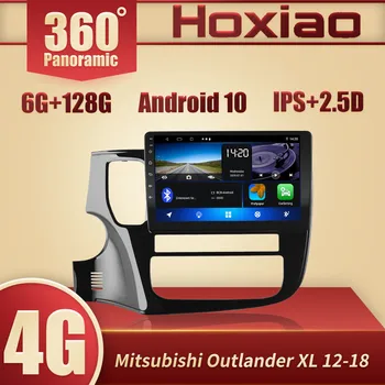 2 din Android 10 для Mitsubishi Outlander 3 GF0W GG0W 2012-2018 Carplay Auto Автомобильный мультимедийный видеоплеер Навигация GPS DSP 2DIN
