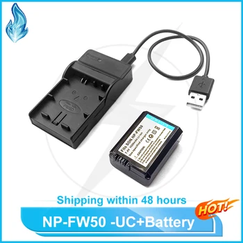2-в-1 NPFW50 NP-FW50 Аккумулятор и USB Зарядное устройство для Sony Alpha NEX и SLT камер A33 A37 A55 A3000 A7 A7R A6000 A6300 A6500 A7000