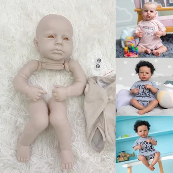 20-дюймовый комплект Loulou Awake Reborn Doll, детские неокрашенные детали для куклы, сделай сам, чистый, свежий цвет, мягкое прикосновение