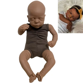 20-дюймовый набор Rome Reborn Doll, кукла-младенец с черной кожей, неокрашенный комплект незаконченной куклы