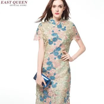 2018 летнее женское кружевное облегающее платье с вышивкой в китайском восточном стиле, сексуальное боди с принтом, сексуальные летние платья FF190 A