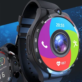 2021 мужские деловые смарт-часы водонепроницаемые 4G Смарт-часы с двойной камерой GPS WiFi Динамик вызова Мобильный телефон Android Смарт-часы
