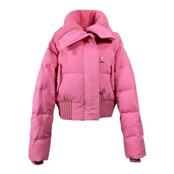 2023 Зимние Короткие парки с хлопковой подкладкой, женское толстое теплое повседневное пальто, женская пуховая куртка, Корейская верхняя одежда, женская одежда