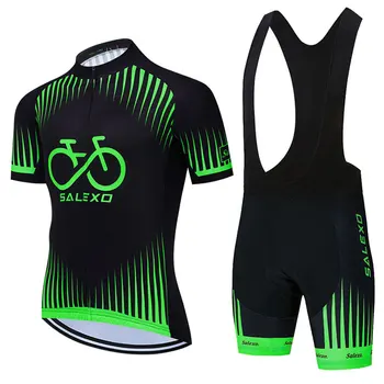 2023 Мужской комплект из велосипедной майки, летняя велосипедная одежда с коротким рукавом, велосипедная одежда, комплект для горных видов спорта, велосипедный костюм