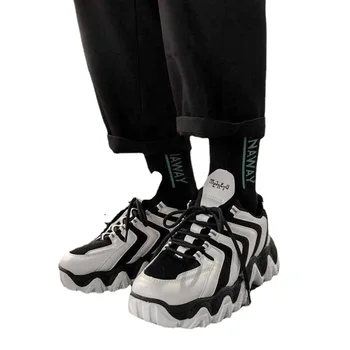 2023 Новая Мужская обувь Tidal Shoes Ins Мужская Повседневная Спортивная обувь На толстой Подошве С Повышенным Трендом Модная Мужская спортивная обувь