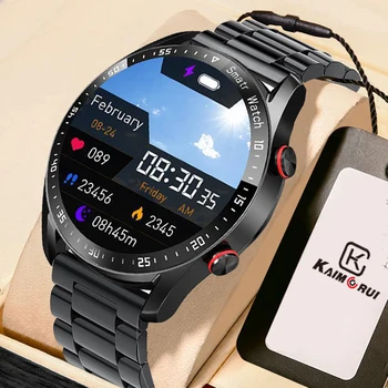 2023 Новые смарт-часы ЭКГ + PPG Бизнес Bluetooth Вызов Пульсометр Кровяное давление Спортивные Сообщения Напоминание Смарт-часы Мужские