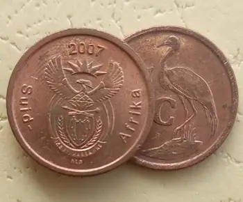 21-миллиметровая монета Blue Crane 2000-2011 Южная Африка оригинальная настоящая коллекция