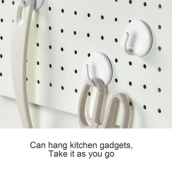 2шт Сверхмощный магнитный крючок, Прочные Пластиковые Магниты, Крючки для домашнего холодильника, Гриль, Держатель для ключей на кухне Q84D