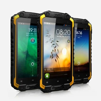 4,5-дюймовый Сенсорный Экран 1 ГБ ОЗУ 16 ГБ ПЗУ IP68 Водонепроницаемый Прочный Смартфон MT6589 Четырехъядерный Мобильный телефон 8.0MP 2200MAH GPS WIFI Moblie Phone