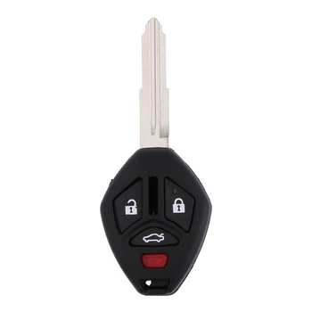 4-кнопочный пульт дистанционного управления для замены корпуса автомобильного ключа, пустой корпус без вырезов для