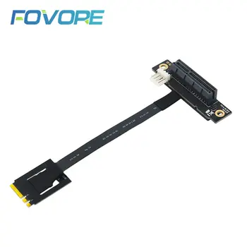 4P Разъем питания FDD M.2 NGFF, двойной ключ A-E к PCI-E, 4X кабель-адаптер - увеличьте производительность вашего ПК