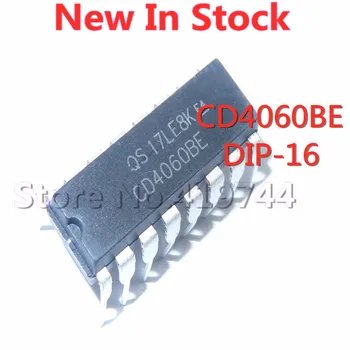 5 шт./ЛОТ CD4060BE CD4060 DIP-16 Двоичный счетчик В наличии новый оригинальный IC