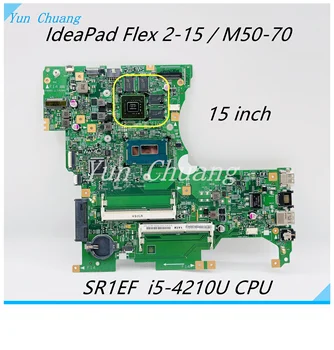 5B20H01012 LM50I MB 133091-1 448.00T04.0011 материнская плата для ноутбука Lenovo Flex2-15 M50-70 Материнская плата с процессором i5-4210U 2 ГБ графического процессора