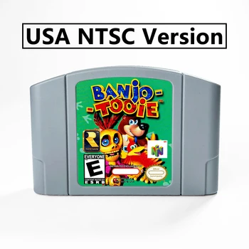 64-битный игровой картридж Banjo-Tooie версии USA NTSC или EUR PAL для консолей N64