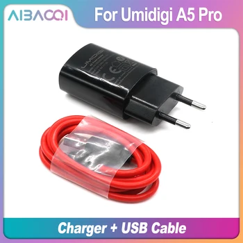 AiBaoQi Новый USB-адаптер Зарядное Устройство EU Plug Импульсный источник питания + USB-кабель Линия передачи данных для телефона Umidigi A5 Pro