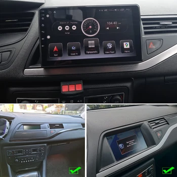 Android 13 Сенсорный экран AI Голосовое автомобильное радио GPS для Citroen C5 2009 2010 2011 2012 2014 Стерео BT Мультимедийный видеоплеер CarPlay