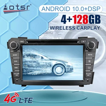 Android10.0 4 + 128 Г Для Hyundai I40 Авто Радио Мультимедийный Плеер Автомобиля Tesla Стиль Экран GPS Навигация DSP Carplay Магнитофон