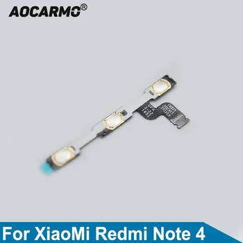 Aocarmo Включение/выключение питания, Кнопка увеличения/уменьшения громкости, Гибкий кабель, Запасные части для XiaoMi Redmi Note 4