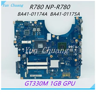 BA92-06142A BA92-06142B BA41-01174A Материнская плата для Samsung R780 NP-R780 17-дюймовая материнская плата ноутбука GT330M 1 ГБ GPU HM55 DDR3