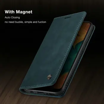 CaseMe Для Samsung A30s Магнитный Кожаный чехол Для A50 A40s A20s A10s M30 Чехол-бумажник Флип-книжка Противоударный 360-метровый защитный чехол A30 S