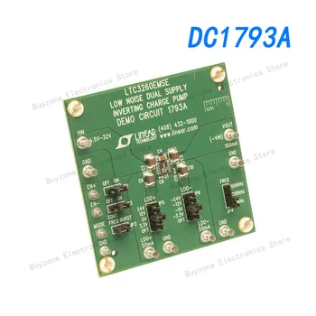 DC1793A Инструменты разработки микросхемы управления питанием Демонстрационная плата LTC3260EMSE I с низким уровнем шума, двойная