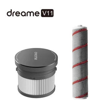 Dreame V11 Комплект запасных частей для ручного пылесоса, комплекты HEPA-фильтра, роликовая щетка, мягкая пуховая щетка, основная щетка