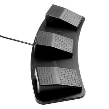 FS23-Pro USB Тройной Ножной Переключатель Многофункциональная Индивидуальная Ножная Педаль Механический Переключатель для Получения Изображения Управления Музыкальной Игрой