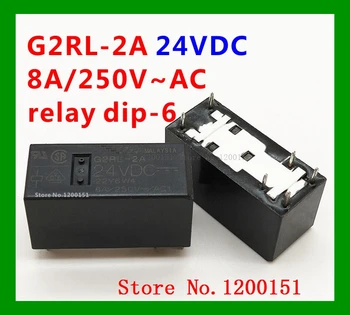 G2RL-2A 12VDC 24VDC 8A/250V ~ реле переменного тока dip-6