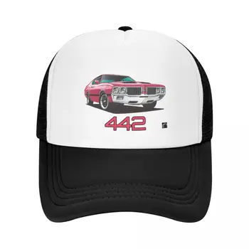 Geo3Doodles Oldsmobile 442 Бейсболка с каракулями, шапки для вечеринок, праздничные шляпы, винтажные кепки для женщин и мужчин