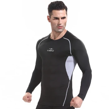 J0861, мужская футболка для фитнеса с коротким рукавом, мужская одежда для бодибилдинга с термическими мышцами, компрессионная эластичная тонкая одежда для упражнений.