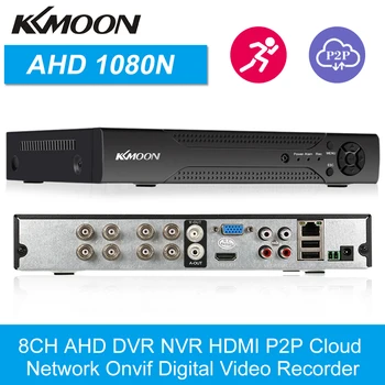 KKMOON 8CH Channel Full 1080N/720P AHD CCTV DVR NVR HDMI P2P H.264 HDMI DVR 8CH System Home CCTV Security Recorder Электронная сигнализация