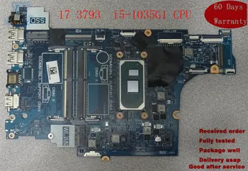 LA-J081P CN-01J5TX для материнской платы ноутбука Dell Inspiron 17 3793 с процессором i5-1035G1 UMA P/N: 1J5TX, 01J5TX 100% Протестировано НОРМАЛЬНО