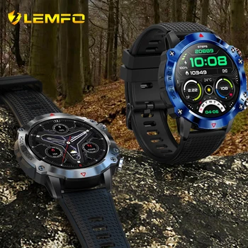 LEMFO KR10 Смарт-часы Мужские 2023 Новые Высококачественные Умные Часы с Bluetooth-вызовом Мужские 1,39-дюймовый 360*360 HD Экран 100 + Спортивных режимов