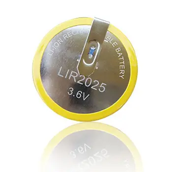 LIR2025 Батарея кнопки дистанционного управления крышкой автомобиля 3,6 В для динамических жетонов сигнализации