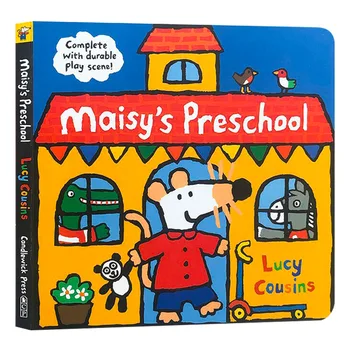 Maisy's Preschool, Люси Казинс, Детские книги 3, 4, 5, 6 лет, английские книжки с картинками, 9781536206784