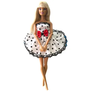 NK1 шт 30 см, Белая повседневная Короткая юбка принцессы, Красивая одежда, Модное платье ручной работы для Барби, Аксессуары, Кукла, Подарок для девочки