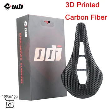 ODI 3D велосипедное седло с печатью из углеродного волокна 143 мм, ультралегкое, дышащее, подходит для шоссейных, горных велосипедных подушек /MTB