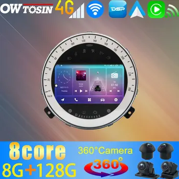 Owtosin 4G WiFi 8 core 8G + 128G Android 11 Автомобильный DVD Авто Стерео Для BMW Mini Cooper R56 R57 R58 R60 2007-2013 DSP CarPlay Авторадио