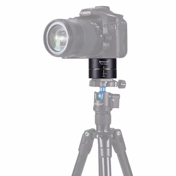 PULUZ Панорамирование На 360 Градусов Вращение на 60 Минут Замедленная Съемка Стабилизатор Штативной Головки Адаптер для Штативной Головки Зеркальной Камеры