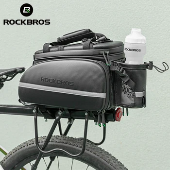 ROCKBROS Велосипед 3 в 1 Багажные сумки Большая вместимость Велосипедная Задняя сумка Дорожная Горная Светоотражающая Багажная сумка Велосипедные сумки