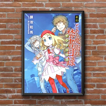 Shinyaku Toaru Majutsu no Index Аниме Холст Плакат Домашняя настенная живопись Украшение (без рамки)